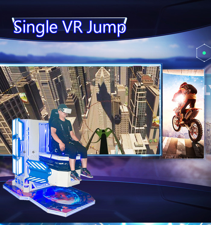 Single Player Jump Off Arcade 9D VR Simulator Virtual Game Machine
