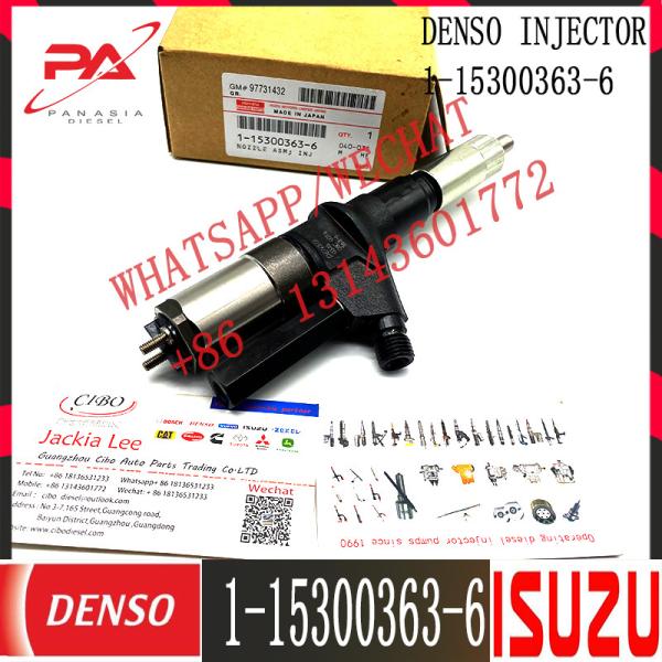 Diesel Nozzle Injectors 095000-0345 095000-0346 For ISUZU 6TE1 1-15300363-5 1
