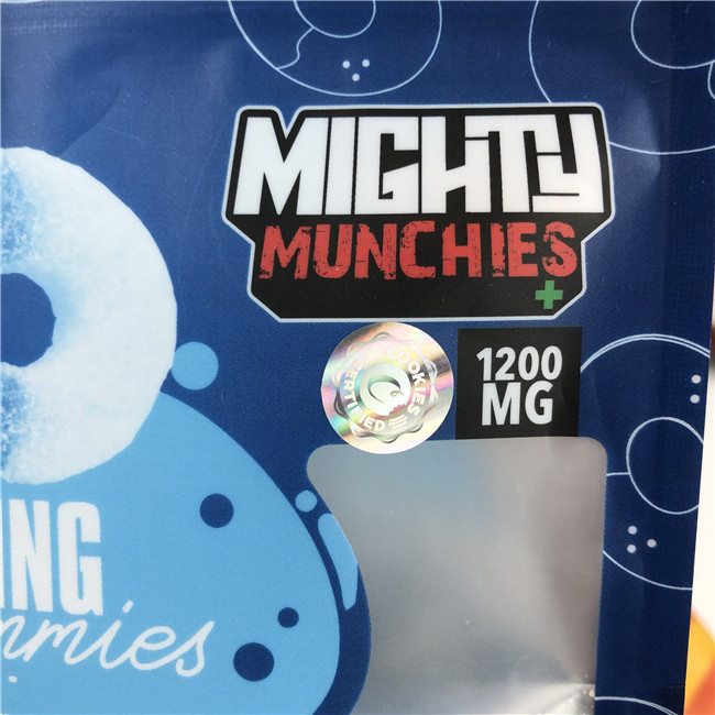 Professional Service Digital Printed Bags with Glossy/Matte Printing Finishing Gummy Edible Mylar Bags