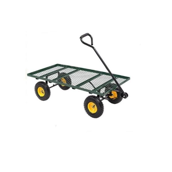 500KGS Weight Capacity Heavy Duty Four Wheels Garden Cart for Outdoor and