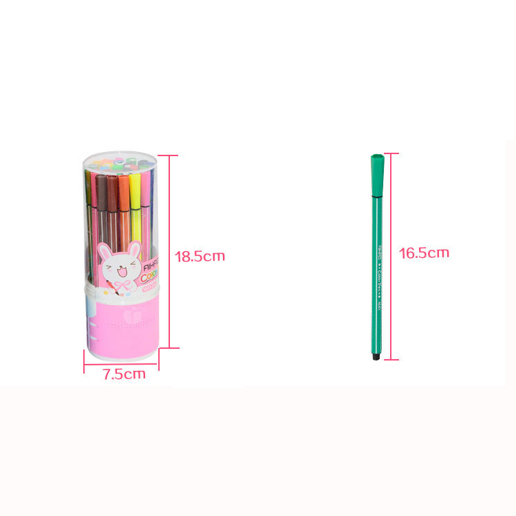 12 Colors Watercolor Pen Set for Children's Painting Needs and Creative Stationery