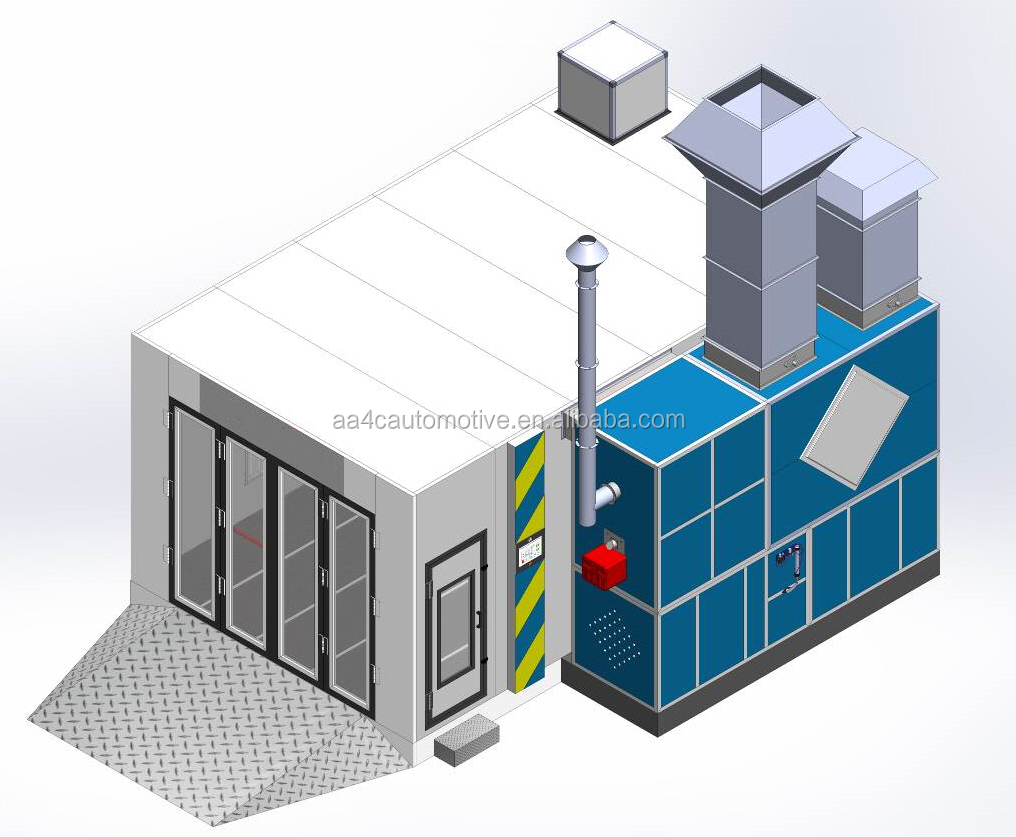 AA4C Spray booth with heat recovery   AA-SB601