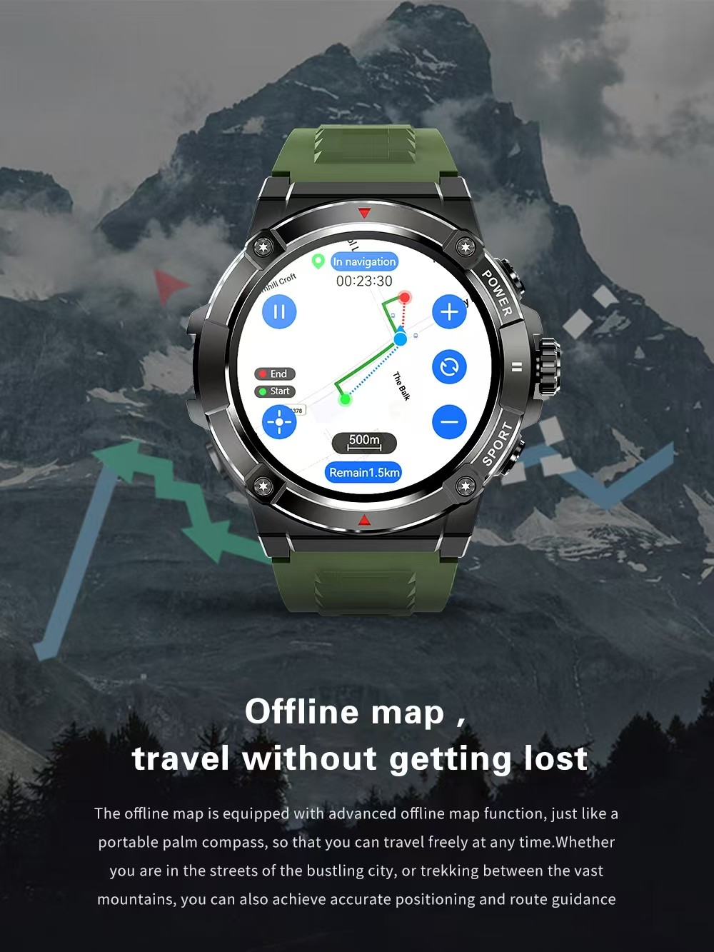 NX8 PRO SmartWatch Compass BT Calling Amoled Display Smartwatch Multiple Exercise Modes