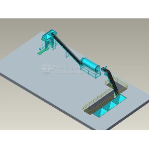 Bulk Blending Fertilizer Machine 380V Bulk Blending Fertilizer Mixing Process