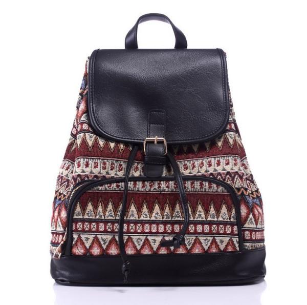 2016 new European and American popular handbag shoulder bag tide backpack canvas