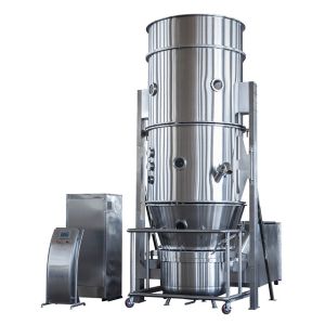 China GMP Standard PLC Control Fluidized Bed Granulator Machine For Foodstuff Use on sale