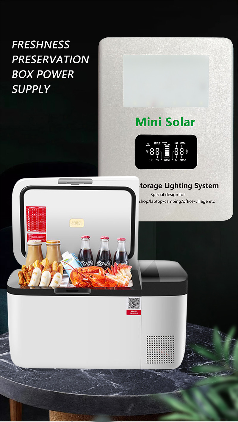 White 22*30cm Solar Hybrid Inverter LED Lights Three Phase SRE-938