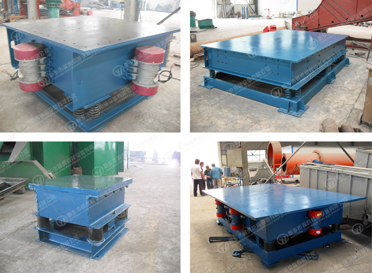 High Operating Efficiency Cement Vibrating Table 0.1T - 2.0T For Molds