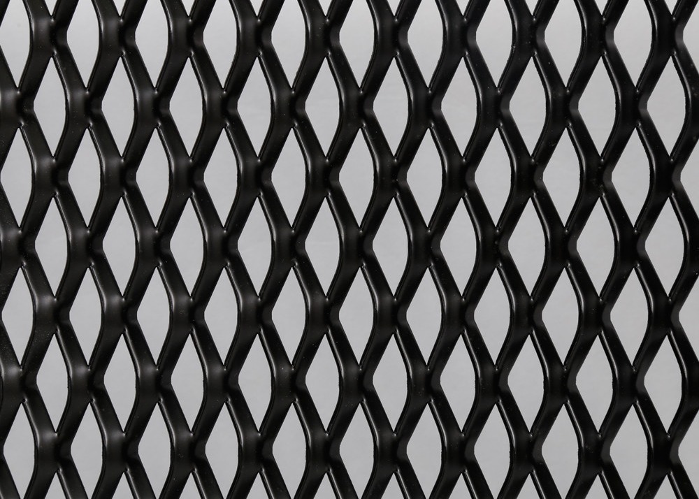Powder Coated Aluminium Expanded Metal Mesh 1*2m For Building Cladding Facade