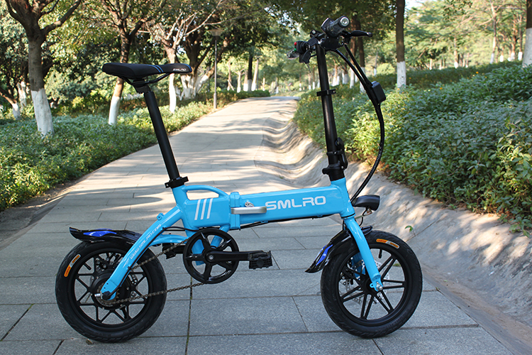 Safe Automative 14 Inch Electric Bike Aluminum Alloy Long Life Span