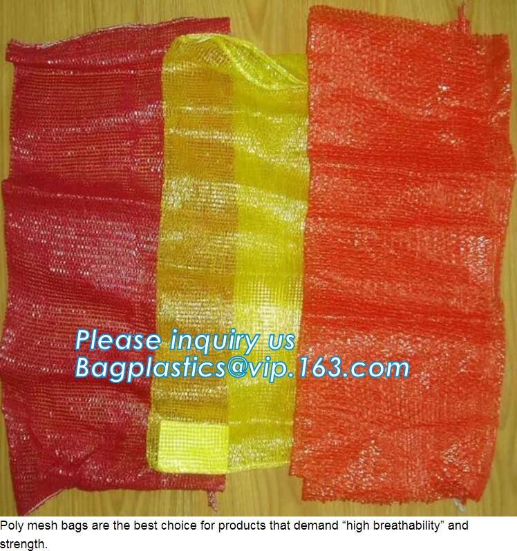 Reusable Solid Shopping Bag String Grocery Bag Shopper Cotton Tote Mesh Net Woven Portable Durable Shopping, BAGEASE