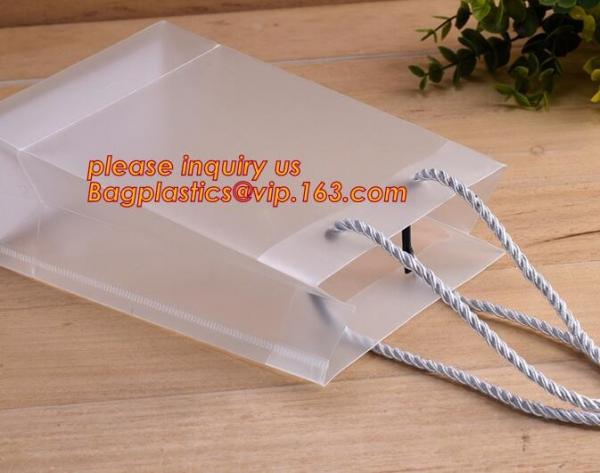 OXO biodegradable heat seal clothing shopping carrier packaging die cut handle white plastic bag with logo bagease pack