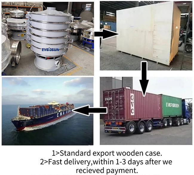 200-2000kg/Hour Vibratory Powder Screening System Fine Powder Separation