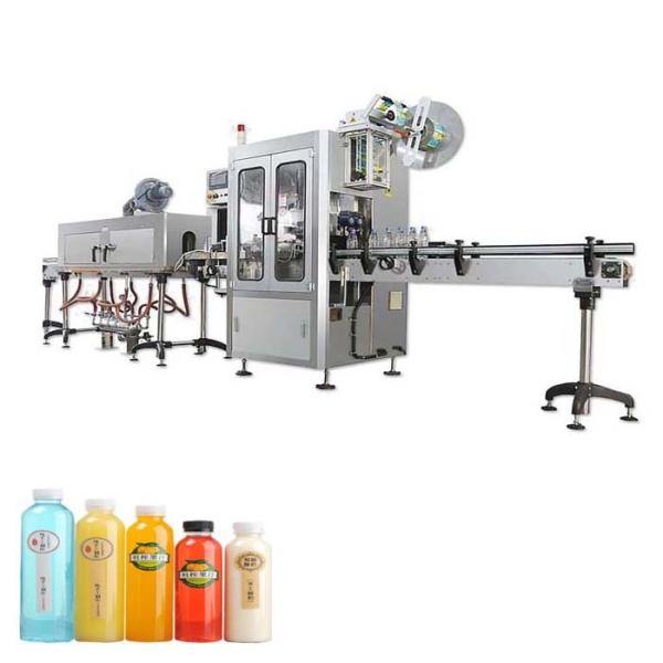 PVC sleeve shrink applicator labeling machine for round bottle glass bottle tin