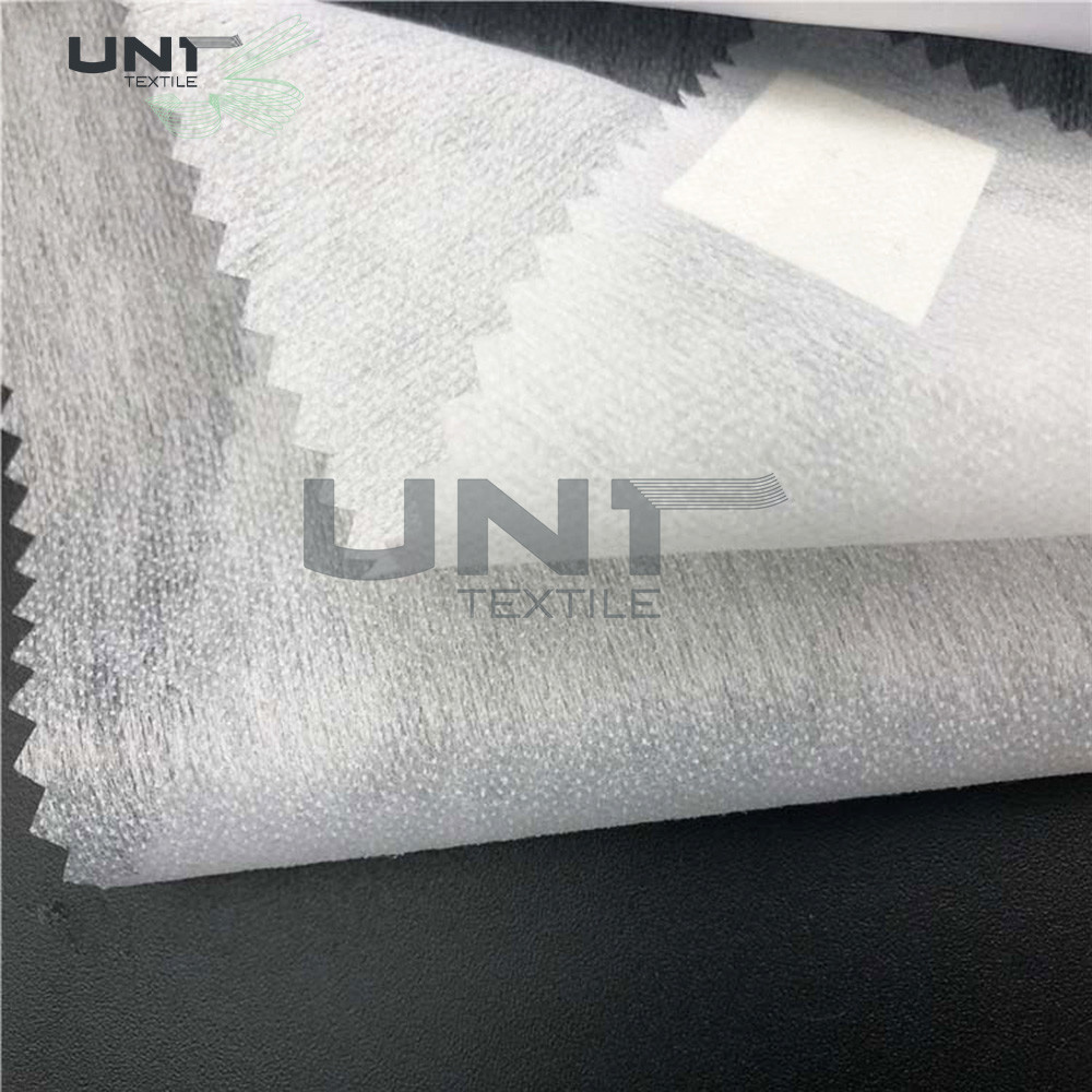 Cost-effective Rolling Fusing Interlining Fabric Non Woven Interlining Double Dot Interlining For Garment Lamination