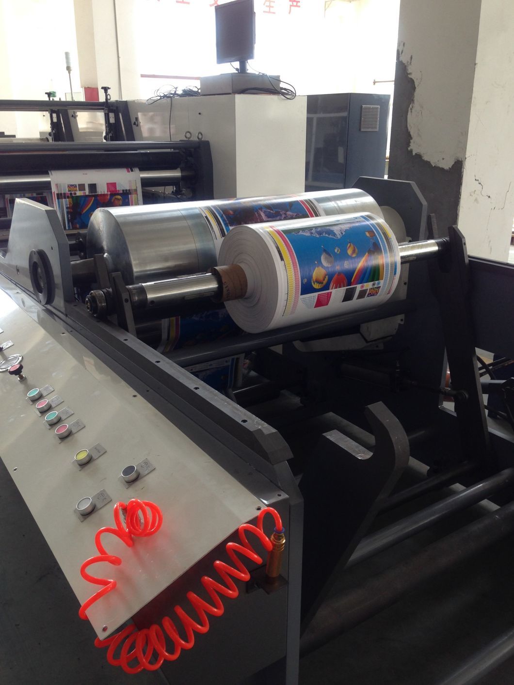 Professional Four Colors Paper Cup / Bag Flexography Printing Machine Price