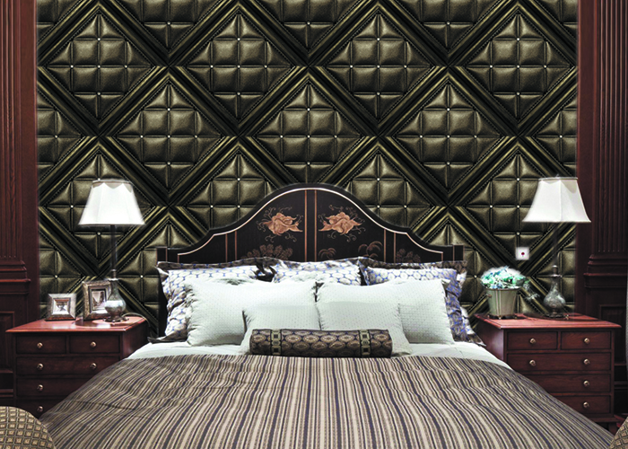 Concise European Style Living Room Wallpaper For Background , OEM Service
