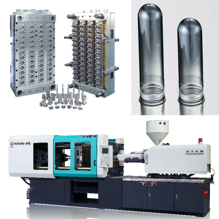 Fast PET Preform Injection Molding Machine With Screw Diameter 30-50mm