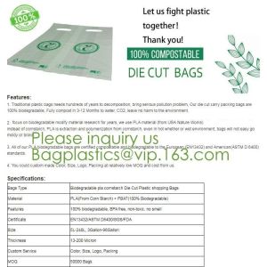 Eco-friendly Roll Compostable Plastic Bag Drawstring Biodegradable Garbage Bags