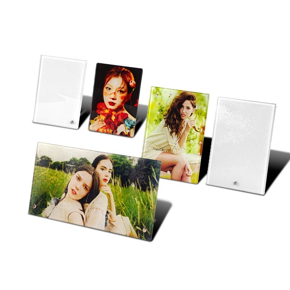 Blank Coated Sublimation Glass Frame Sleek And Modern Design Custom Sublimation