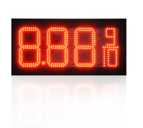 Iron Casing 24-inch Gas Station LED Display Board for Outdoor and IP65