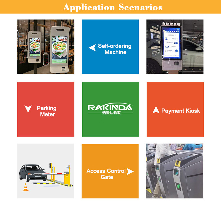 Fixed Mount Kiosk Outdoor 2D Barcode Scanner Module QR Reader Metro Turnstile payment