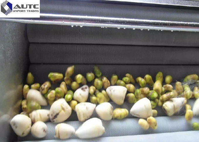 High Efficiency Cylindrical Roller For Fruit&Vegetable Cleaning Brush Galvanized Metal Yellow Green