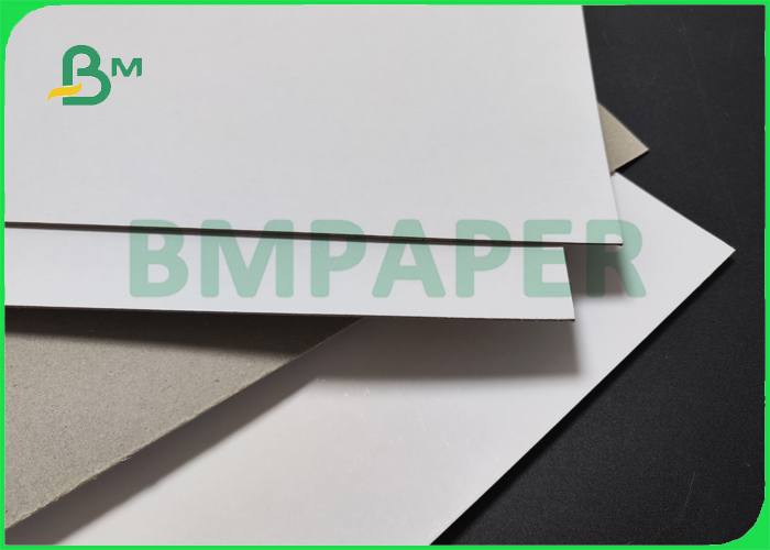 1.5mm Recycled White Duplex Board With Grey Back Good Stifiness 79 x 109cm