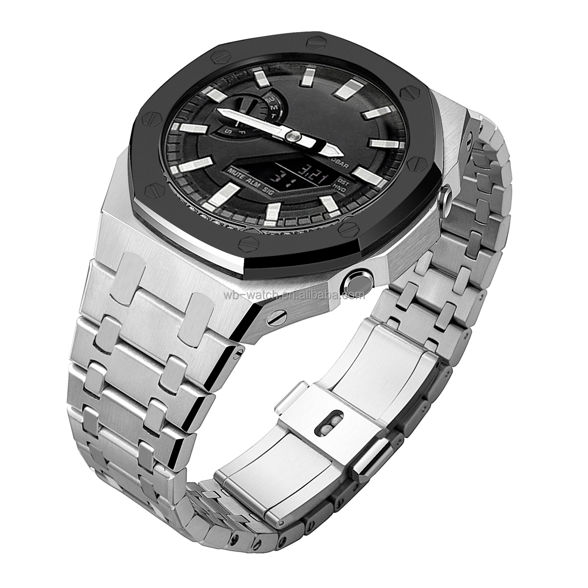 Casio Watch Modified Case OEM/ODM Stainless Steel Metal Mod Kit For G Shock 5th Generation