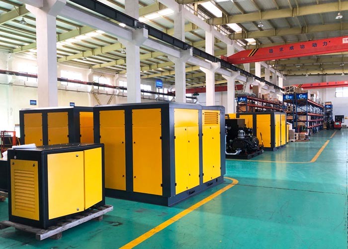 280kw Electric Industry Double Screw Air Compressors Air or Water Cooled