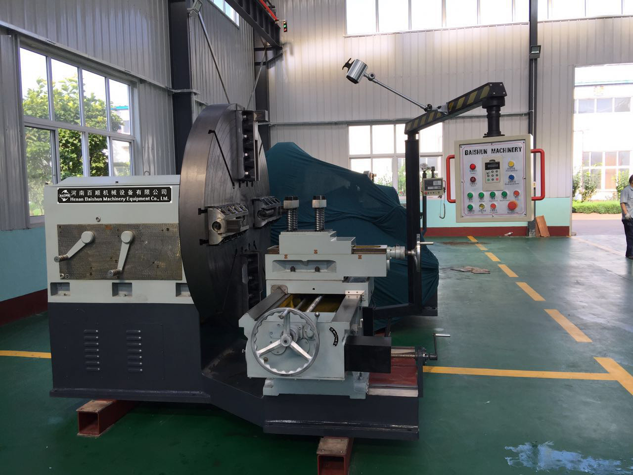Metal Turning CNC Facing In Lathe Machine With Medium Plate ISO Certification
