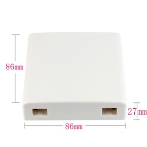 86 Type Mini 2 Core FTTH Wall Mount Patch PanelsTerminal Box