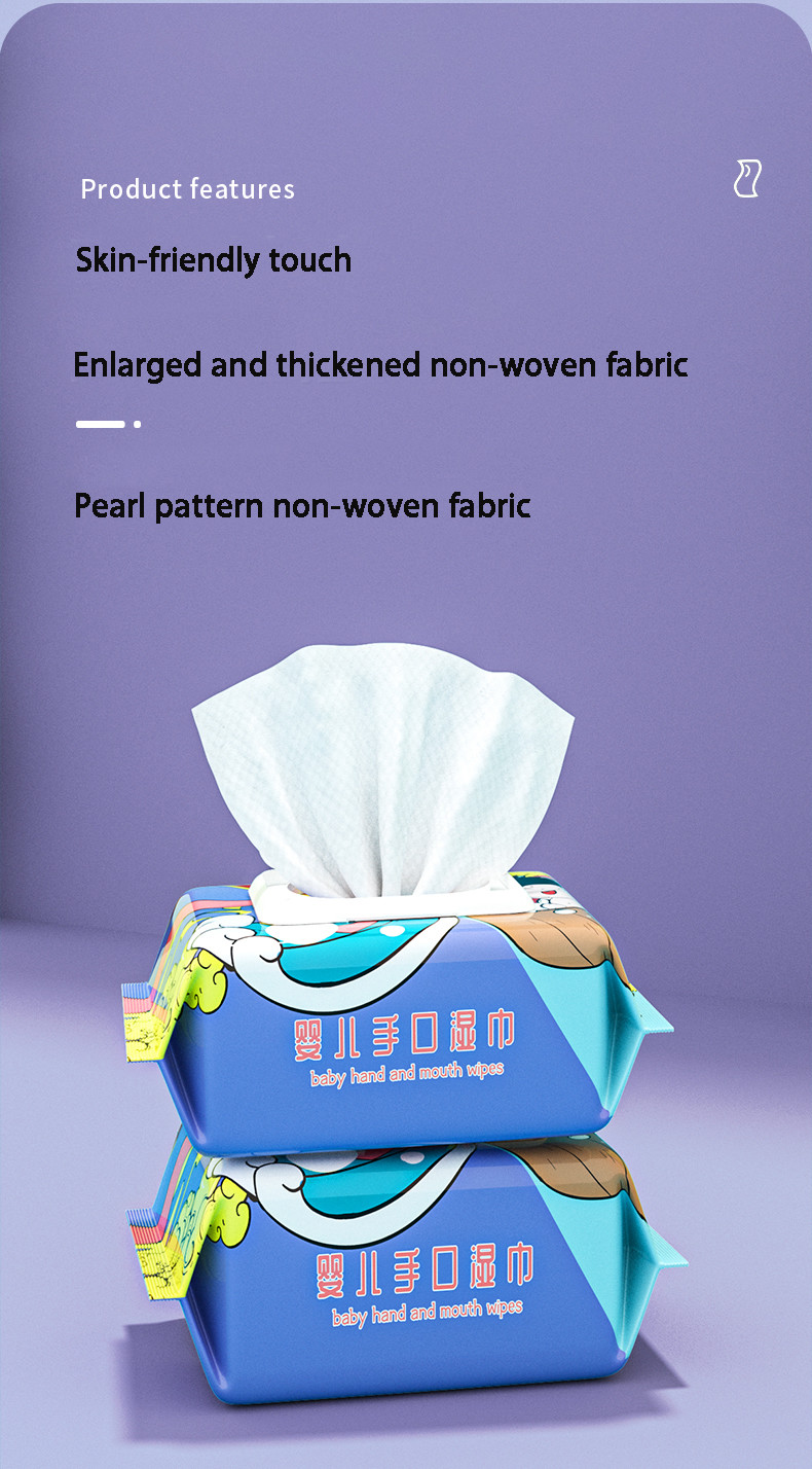 Infants Newborns Hands Mouth Farts Natural Wet Wipes / Baby Children'S Wet Wipes Large Pack