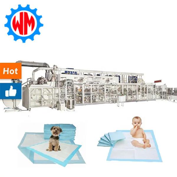 Intelligent System Underpad Manufacturing Machine 350meters/Min Lower Energy