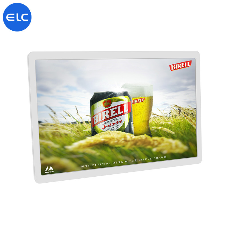 16 Inch Wall Mount Digital Signage Narrow Bezel Android 12 Elegant Slim Advertising