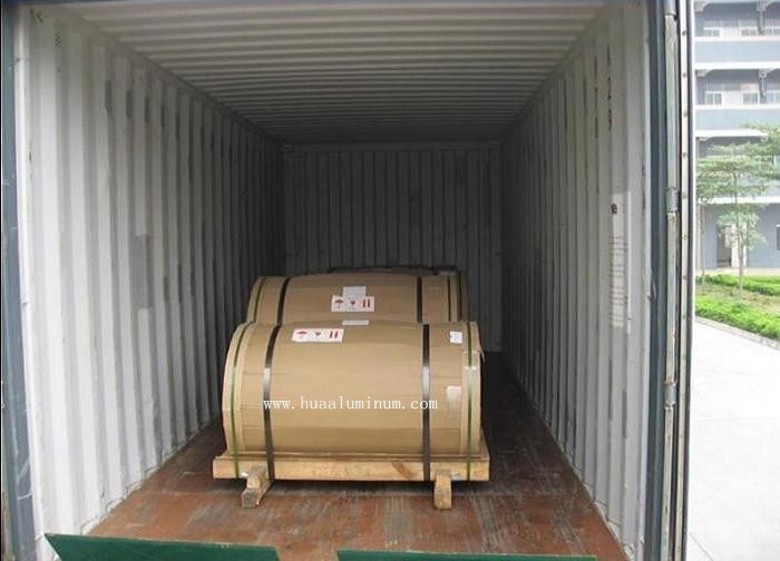 Fireproof Pre Painted Aluminium Coil , 1000mm Length Aluminium Sheet Roll