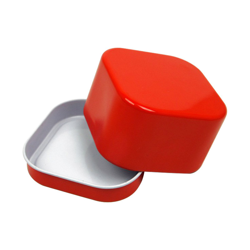 100ml 120ml Food Square Tin Can Containers Customized Logo