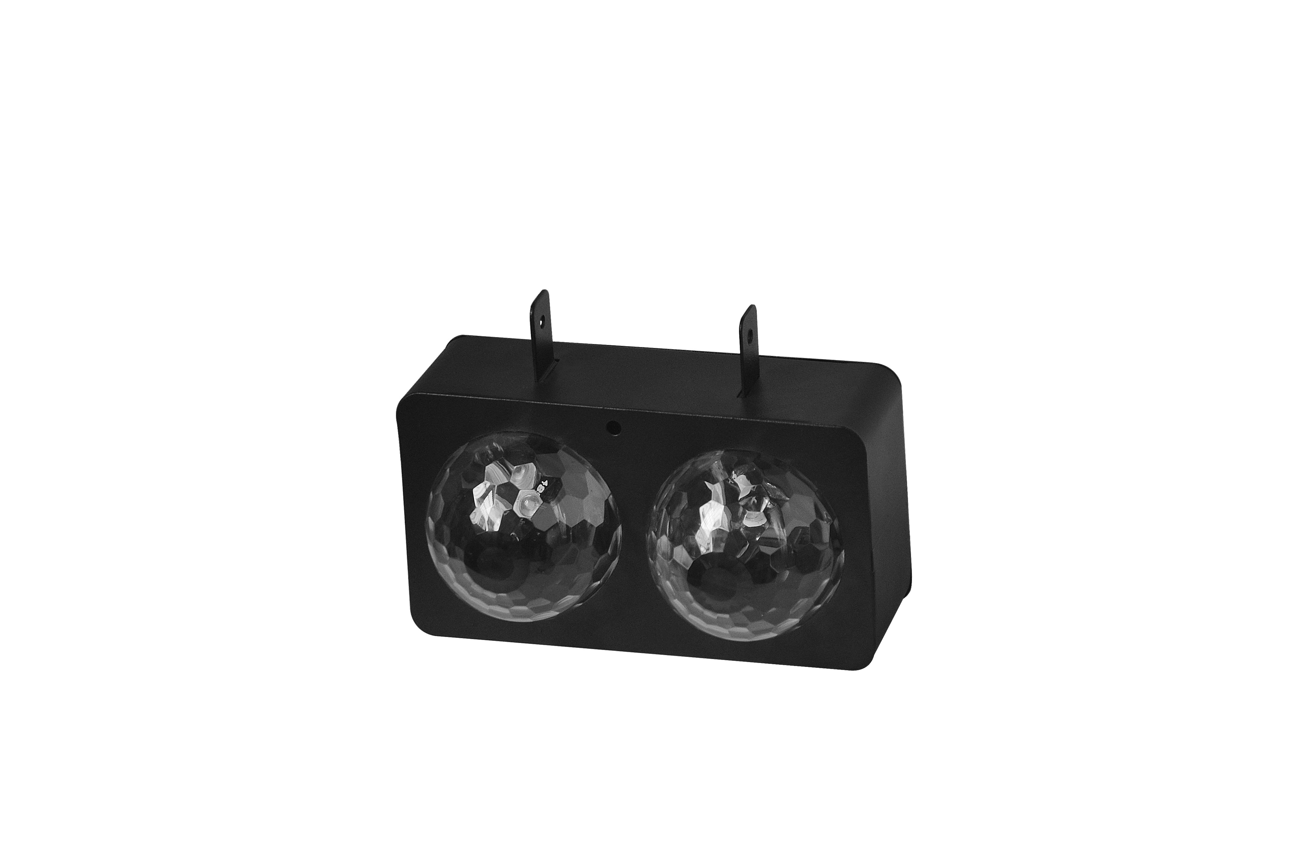 Four Or Two Head Magic Crystal Ball Effect LED Disco Party Stage Light