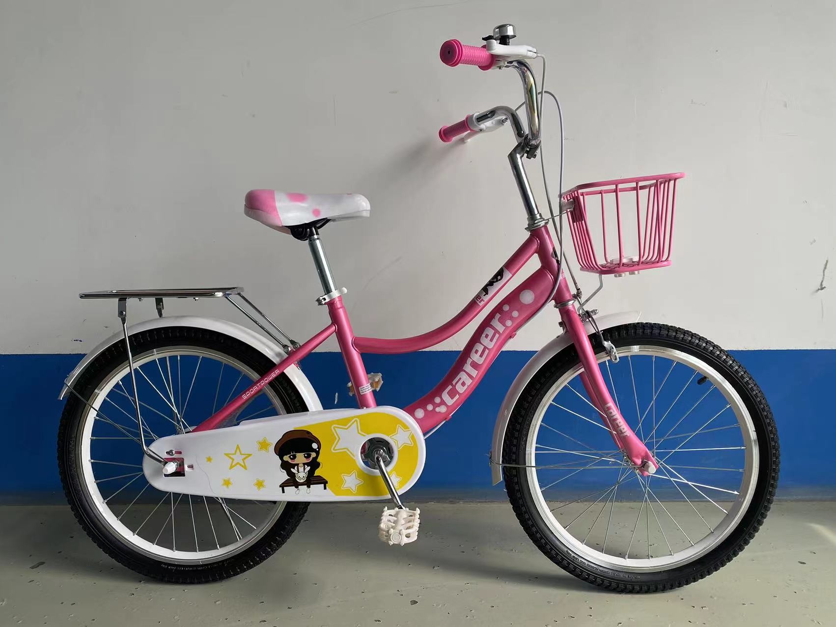 Hot selling children gift girls carbon steel bicycle 12 16 20 inch pink bicycle bike for girls