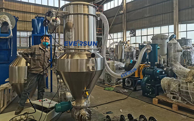 Sanitary Continuous Vacuum Feeder Dust Free Transfer System For Ceramic Sheet
