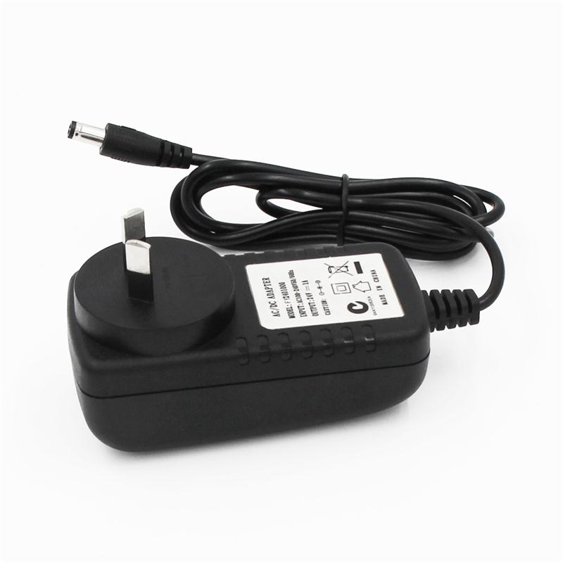 1m Length Electric 2000Ma Dc Power Cee716 Plug 12V 2A Wall Mount Ac Adapter with Overload and Short Circuit Protection