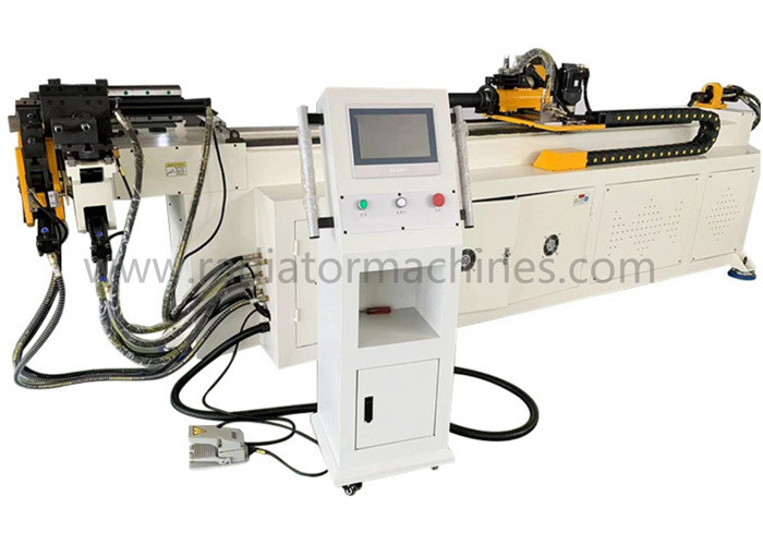 High Load Mass Fully Automatic Pipe Bending Machine DW50CNC-2A1S Rectangle and Round Pipe