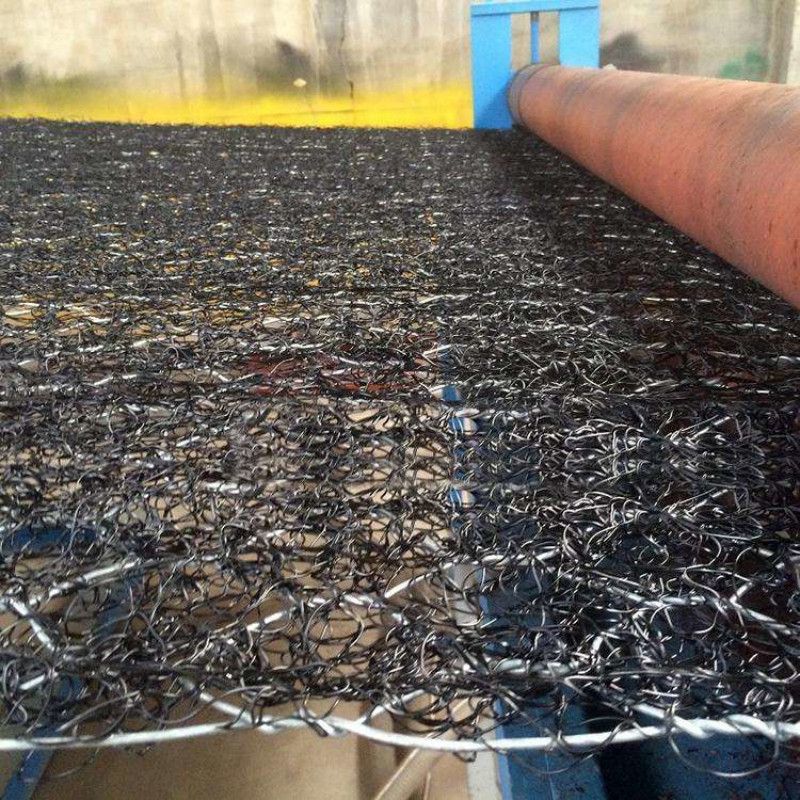 80x100 Black Color Reinforced Mike Mat Three Dimensional Mesh
