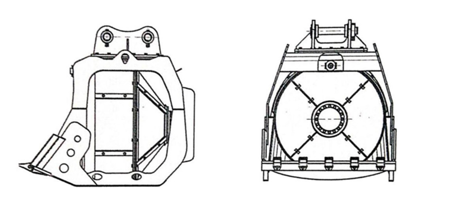 OEM Excavator Screening Bucket 23-35 Ton Excavator Buckets