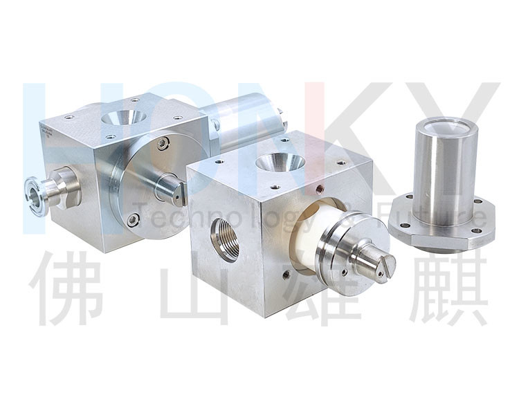 Air Driven Type OEM Filling Machine Parts Ceramic Piston And Ceramic Rotary Valve With Customzing Size For Piston Pump