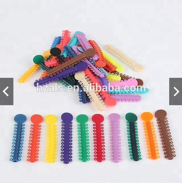 Multi Color Orthodontic Ligature Ties Elastic O Rings For Dental Treatment
