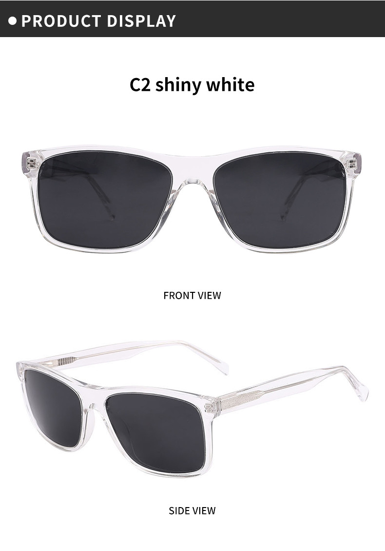 Driving UV Protection Sunglasses , Handcrafted Acetate Frame Sunglasses