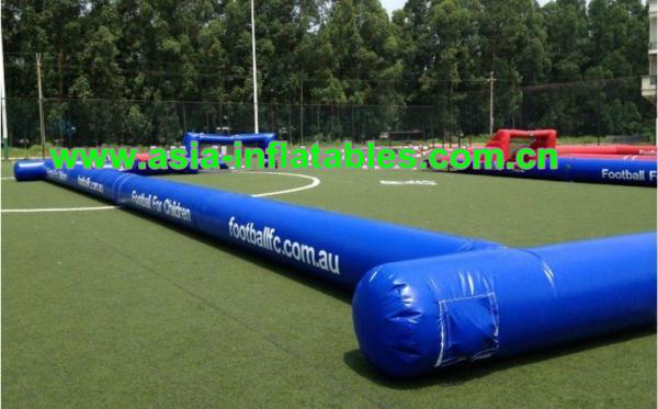 China Supplier Inflatable Sports Football Pitch Without Floor Sheet , Inflatable