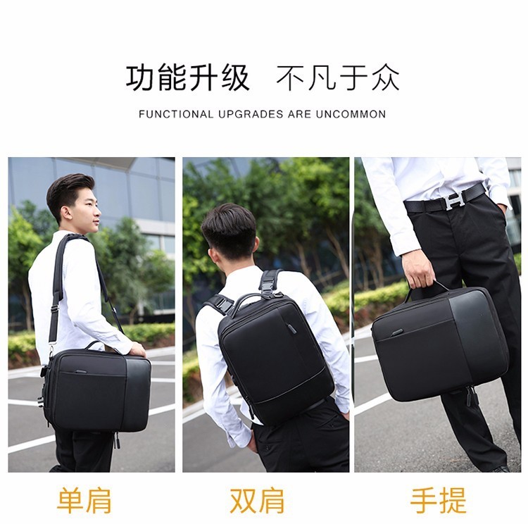 Custom wholesale travel mochilas crossbody USB laptop backpack unisex waterproof 15.6'' convertible backpack shoulder ba