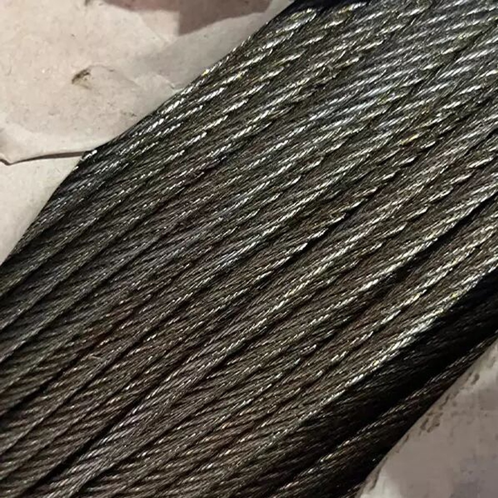 Carbon Steel 8*19s Galvanized Steel Wire Rope Cable for Elevator Exporter